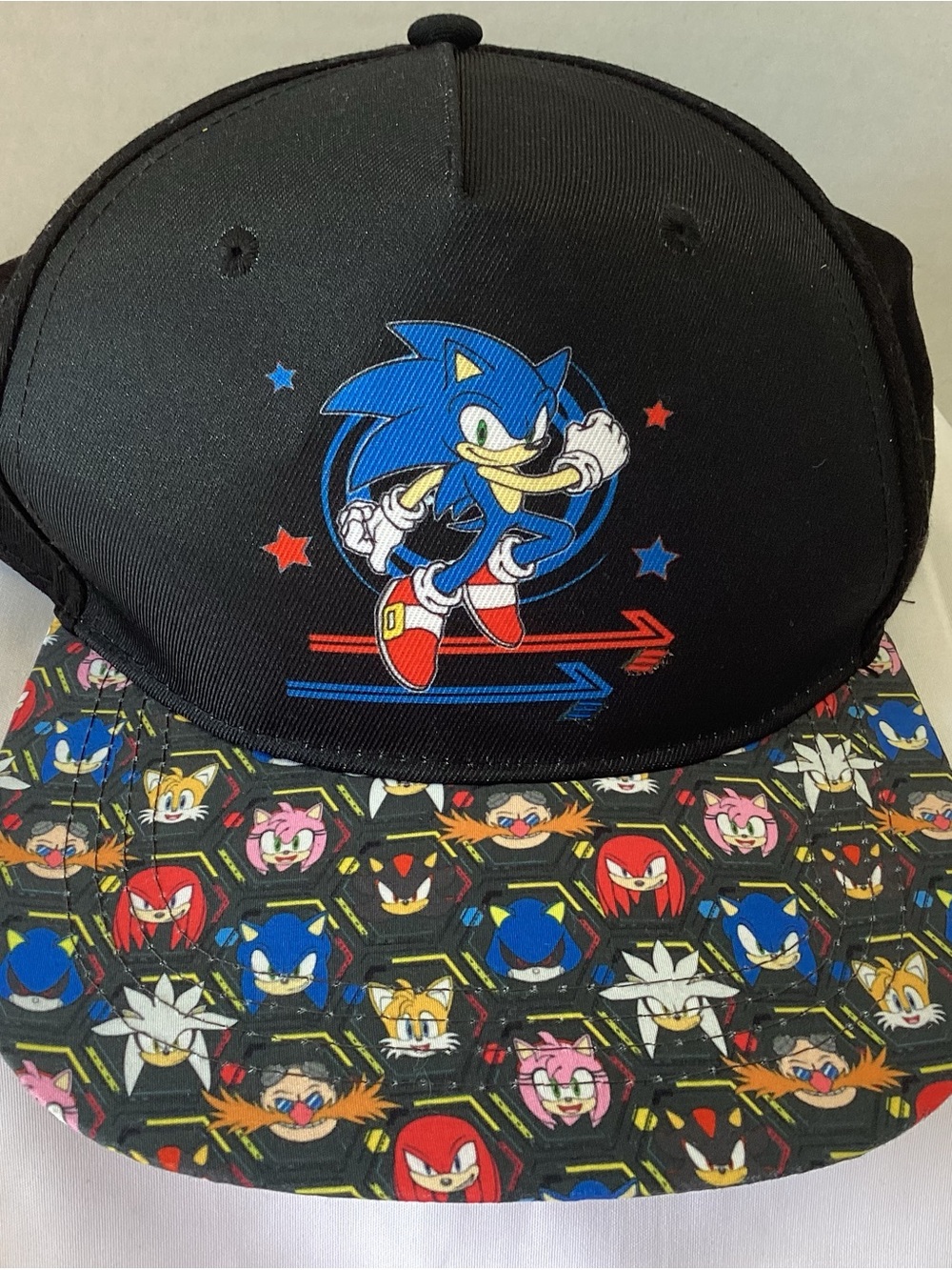 SONIC THE HEDGEHOG Youth Flat Brim Adjustable Hat